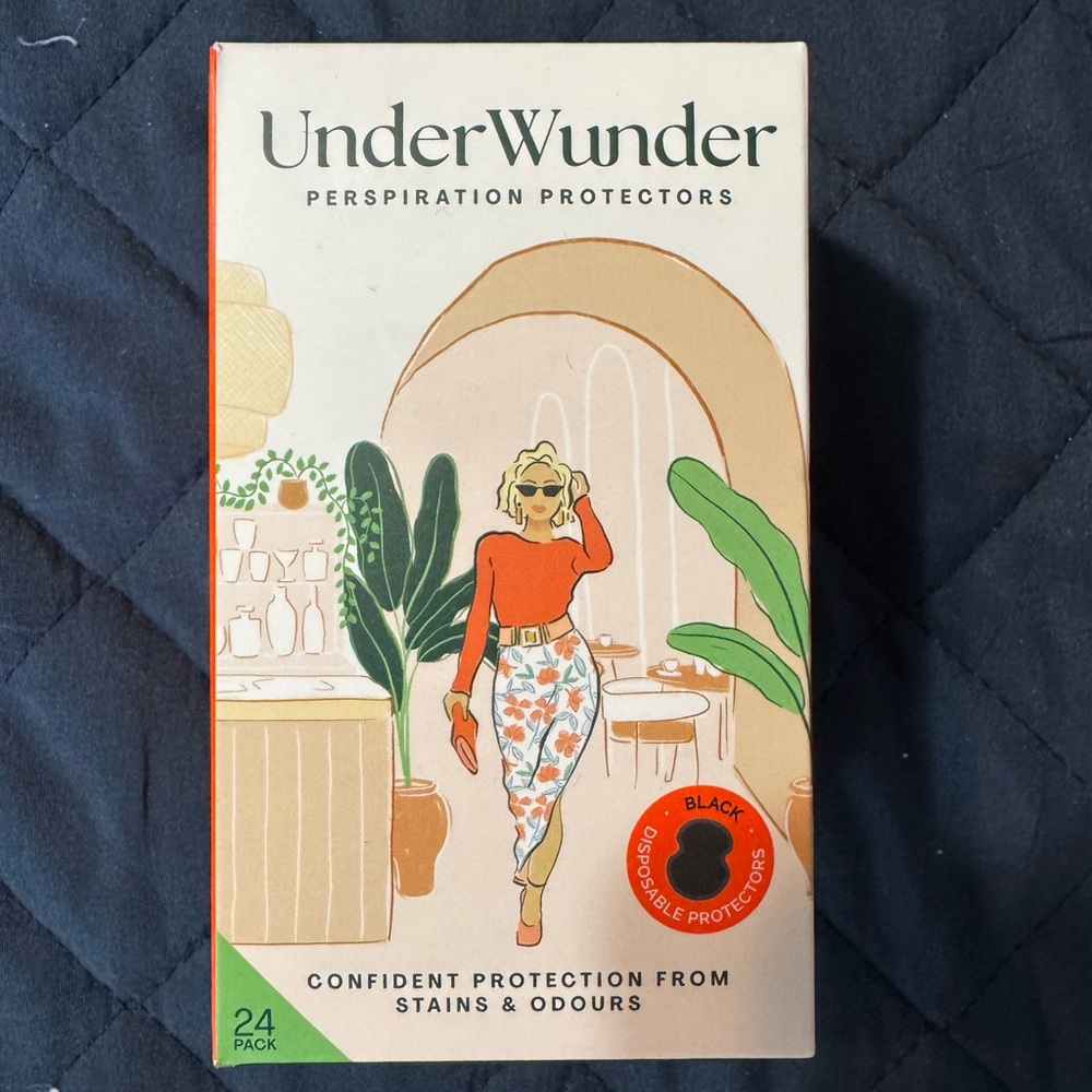 UnderWunder Perspiration Protectors - Black